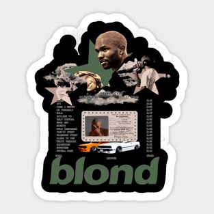 Frank Ocean Blond List Sticker